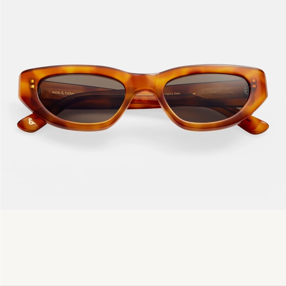 Ace & Tate Zaza sepia tortoise Sunglasses NWOT